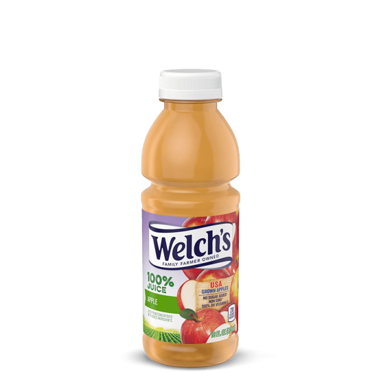 100% apple juice on the go bottle