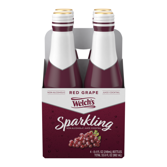 Sparkling Red Grape Juice Cocktail 4‑pack  