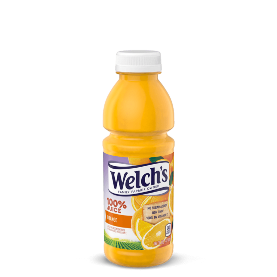 100 percent orange juice on the go bottle